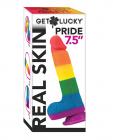 Get Lucky 7.5" Real Skin Series Pride- Rainbow Sex Toy Product