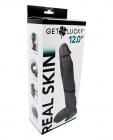 Get Lucky 12" Real Skin Series - Dark Brown Sex Toy Product