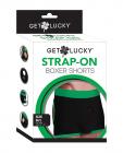Get Lucky Strap On Boxers - M-l Black/green Sex Toy Product