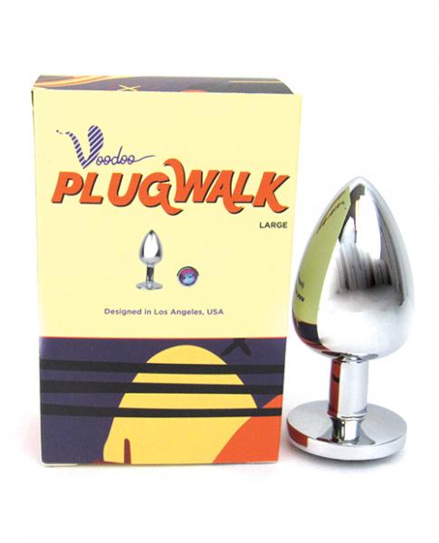 Voodoo Plug Walk Large Stainless Steel - Silver Sex Toy Product