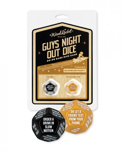 '=wood Rocket Guys Night Out Do Or Dare Dice Game - Black Sex Toy Product