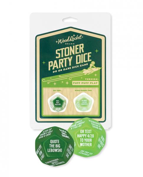 '=wood Rocket Stoner Party Dice Game - Green Sex Toy Product