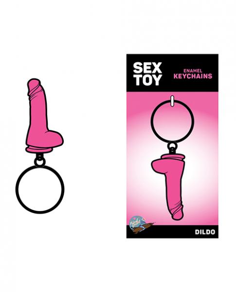 Wood Rocket Dildo Keychain - Pink Sex Toy Product