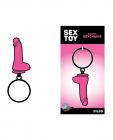 Wood Rocket Dildo Keychain - Pink Sex Toy Product