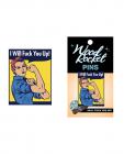 Wood Rocket I Will F*ck You Up! Pin - Multi Color Sex Toy Product