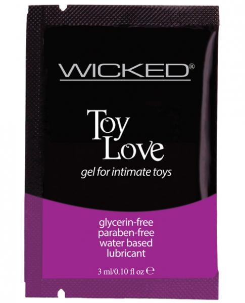 Wicked Toy Love Lubricant 3ml Fragrance Free Sex Toy Product