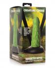 Creature Cocks Radioactive Reptile Thick Scaly Silicone Dildo - Green/black Sex Toy Product