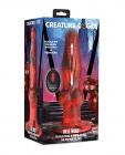 Creature Cocks Hell-wolf Thrusting & Vibrating Silicone Dildo - Black/red Sex Toy Product