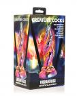Creature Cocks Enchantress Rainbow Glass Dildo Sex Toy Product