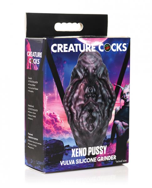 Creature Cocks Xeno Pussy Vulva Silicone Grinder - Multi Color Sex Toy Product