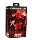 Creature Cocks Fire Hound Silicone Dildo - Small Red Sex Toy Product