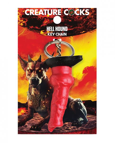 Creature Cocks Hell-hound Silicone Key Chain - Red Sex Toy Product