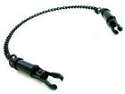 Nipple Clamps Barrel W/Chain Black