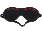 Blindfold Leather W/Heart Inlay Black