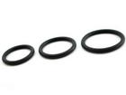 Cock Ring Nitrile 3pc Set Black