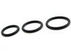 Cock Ring Nitrile 3pc Set Black