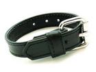 Leather Cockring W/Buckle Black