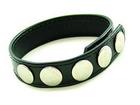 5 Snap leather Cockring Black