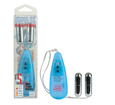 Impulse pocket paks twin silver bullets Sex Toy Product