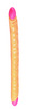 Slim Jim 17 inch Veined Double Dong - Beige