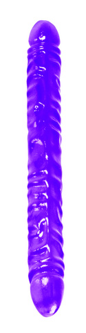 Gel Veined Double Dong 18 Inches