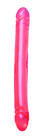 Translucence 18 inch smooth double dildo