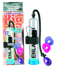 Vibrating big man's 12in pump w/3 sized sleeves