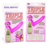 The ultimate triple stimulator flexible dong w/cock ring Sex Toy Product Image 3