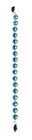 Cleopatra nipple pearls metallic