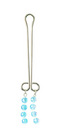 Cleopatra clit clip - blue pearl