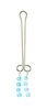 Cleopatra clit clip - blue pearl