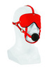 Lover's Headgear Advanced Mask W/Gag Red