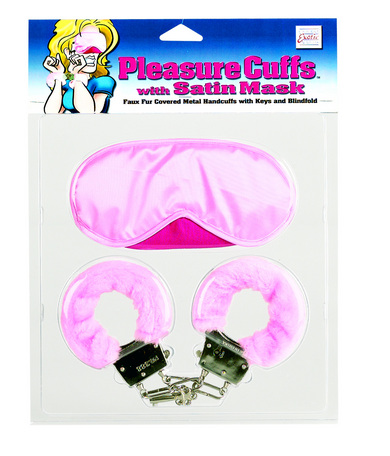 Pleasure Cuffs with Satin Mask Sex Toy Product