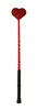 Twinkle lover's riding crop - red heart