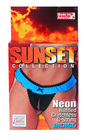 Sunset Collection Ruffled Crotchless G-String