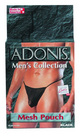 Adonis Men's Mesh Pouch -Black