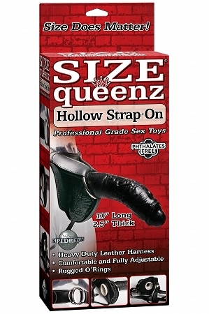 Size Queenz Hollow Strap on Dildo