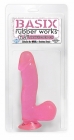 Basix Pink 6.5in Dong W/Suction Cup