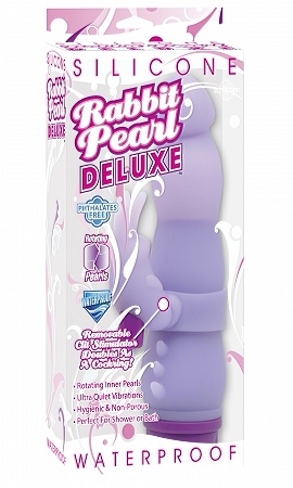 Rabbit pearl deluxe w/removable clit stimulator and doubles as