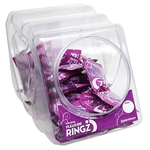 Vibrating Pleasure Ringz 36Pc Bowl