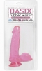 Basix Rubber Works 6 inches Suction Cup Pink Dong Sex Toy Product Image 2