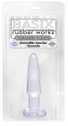 Basix 3.5in Beginner Butt Plug Clear
