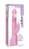 Remote Control Thrusting Rabbit Pearl Vibrator Pink  Sex Toy Product Image 3