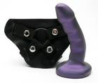 Tantus silicone curve ppa w/harness - purple