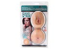 CyberSkin Fresh Pussy and Ass, Natural with Hair