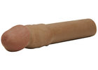 Cyberskin 4 Inch Xtra Thick Transformer Penis Extension - Brown	 Sex Toy Product
