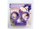 Japanese Silk Love Rope Ankle Cuffs, Purple