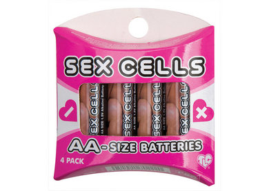 Sex Cells Aa Size Batteries 4 Pack