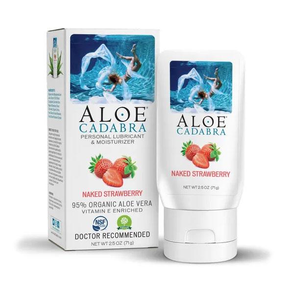 Aloe Cadabra Organic Lube Strawberry 2.5 Oz Sex Toy Product