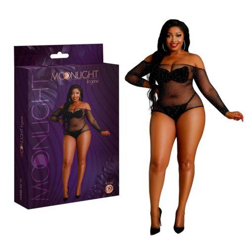 Moonlight Plus Model 09 Black Bodystocking Sex Toy Product